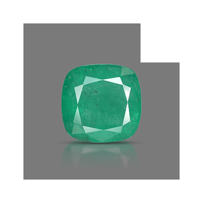 6.39 cts Untreated Round Emerald
