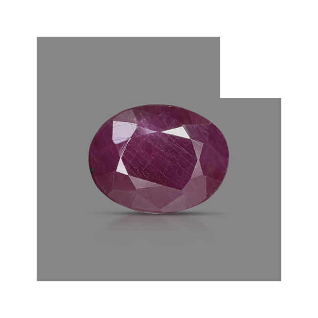 6.61 cts Untreated Oval Ruby