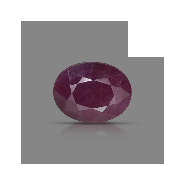 7.63 cts Untreated Oval Ruby