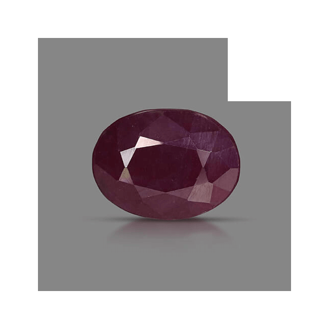 7.24 cts Untreated Oval Ruby
