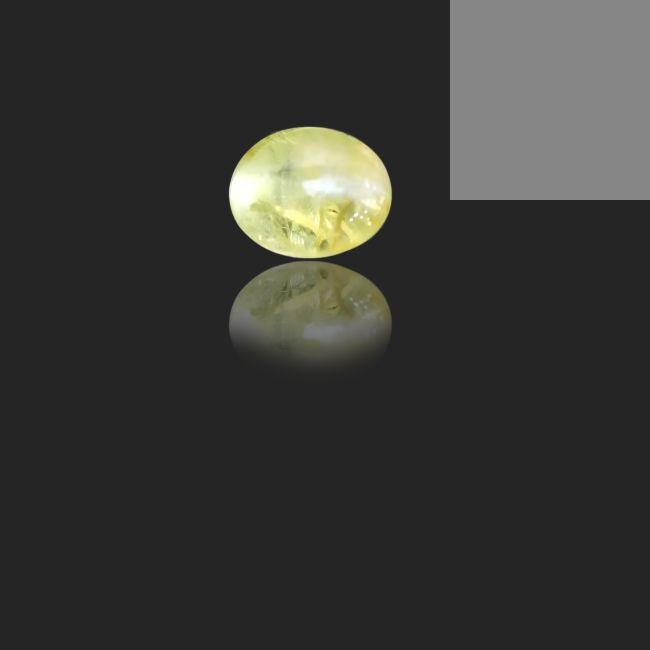 2.91 cts Untreated Oval Cats Eye