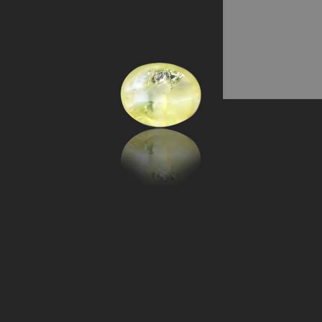 2.91 cts Untreated Oval Cats Eye