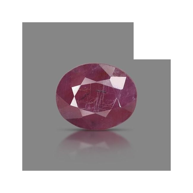 5.31 cts Untreated Oval Ruby