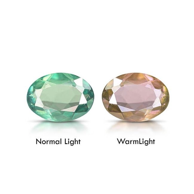 0.09 cts Untreated Emerald Alexandrite