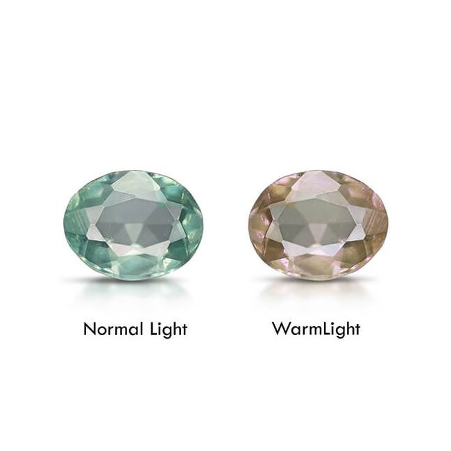 0.09 cts Untreated Oval Alexandrite